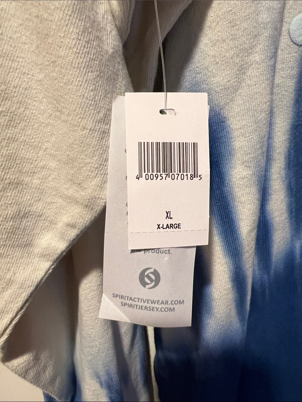 DisneyFinding Nemo White and Blue Dip-Dye Long Sleeve Tee with Pelican Patch. - Picture 6 of 6